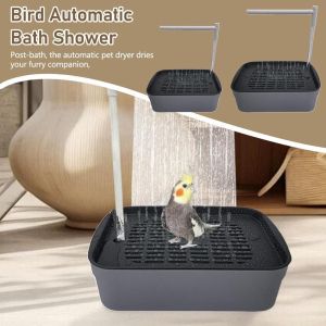 WAPKTY USB Parrot Bird Bath Tub Electric Automatic Bird Bathtub Shower Fountain High Quality Pet Circulating Water Bathtub Pet Supplies