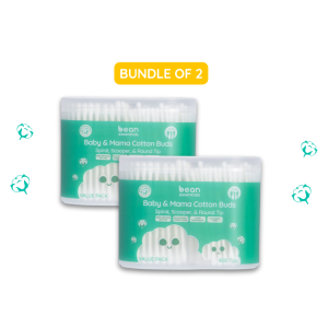 [Bundle of 2] bean Family Value Pack Cotton Buds 2 x 900 tips