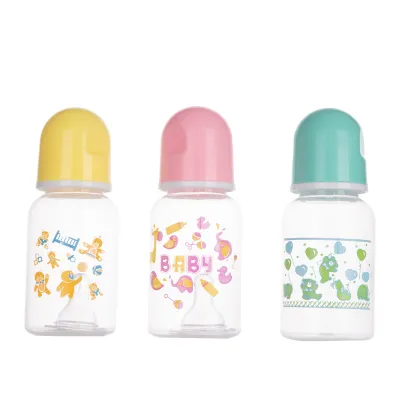 Halo-Halo Bottle Handle 280ml/125ml Botol Susu Anak MurahBotol Susu + Pegangan + Pelindung Alas Botol