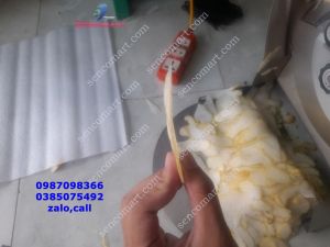 Máy thái lát củ gừng làm mứt tếtMáy chỉnh độ dày mỏng tiện lợi