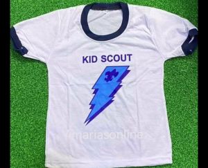 ✅ T-SHIRT WHITE WITH PRINT GIRL - SCHOOL THEME .C