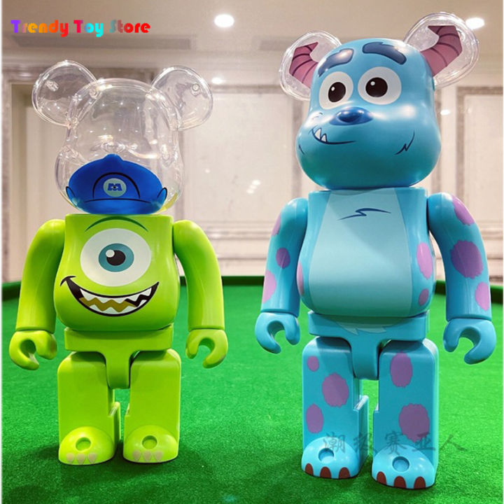 Original 28cm bearbrick monster university building block bear electric ...