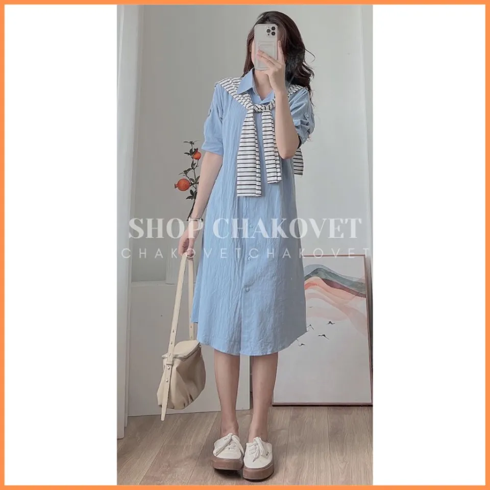 Đầm vintage sơ mi | 5giay