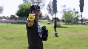 LoFli Limited-Flight Training Baseballs - Regulation Size & Weight Soft Safe & Durable - Indoor & Outdoor Practice for Kids & Adults - Yellow