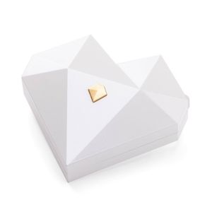 APBZOK Waterproof Proposal Ring Box Dustproof Elegant Auto Pop Up Jewelry Box Multi-functional Red Heart Diamond Ring Box Valentines Day