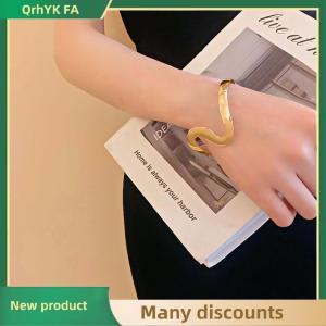 READY STOCK✨ Vintage Simple Upper Arm Bracelet For Women Trendy Geometric Water Drop Shape Bangles Adjustable Party Wedding Jewelry Gifts