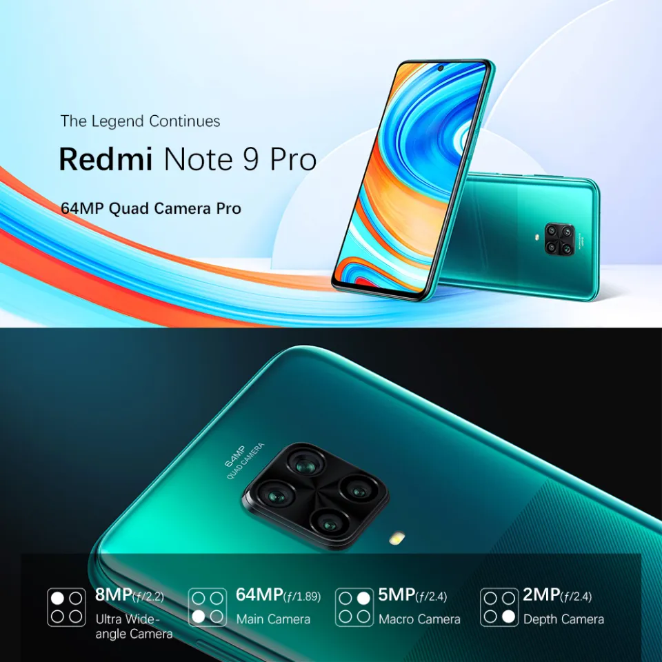 Redmi 64mp Quad Camera Global Version] Xiaomi Redmi Note Pro 6GB