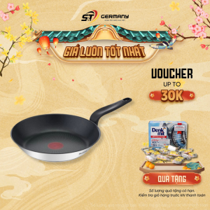Chảo rán TEFAL Primary 20 - 24 - 26 - 28cm chống dính nội địa Đức sử dụng được mọi loại bếp GermanySnT