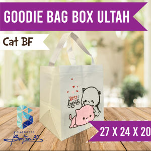 (12 PCS) TAS KAIN KOTAK 27X24X20 CM / GOODIE BAG ULANG TAHUN 27X24 CM TAS ULANG TAHUN / BIRTHDAY BAG / TAS SOUVENIR