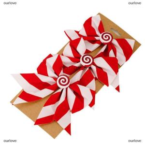 [COD] ourlove Christmas BowsLarge Wreaths Bows For Tree Gift Wrapping GarlandChristmas Decoration Holiday Crafts Xmas Tree Ribbon Ornaments