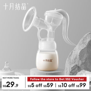 TEN-M JOURNEYManual Breast Pump - 2-Mode Suction Ergonomic Handle Portable & Lightweight