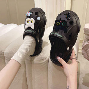 QLshop NEW ✨ รองเท้ารัดส้น รองเท้าหัวโตมาใหม่ ดีเทลเก๋กรุบ ใส่ทำงานก็ได้ ใส่เที่ยวก็ดี สินค้าคุณภาพดี วัสดุยาง PVC เกรดพรีเมี่ยม แถมตัวการ์ตูนฟรี น่ารักตะมุตะมิสุดๆ 💗