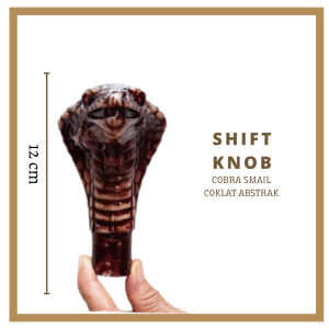 Shift Knob Mini Ukuran Motif Cobra Smail BISA DITAMBAH DENGAN TAMBAHAN LAMPU LED DIJUAL TERPISAH / Tongkat Persneling Mobil Disel / Knob Motif Cobra Mini Cobra Smail