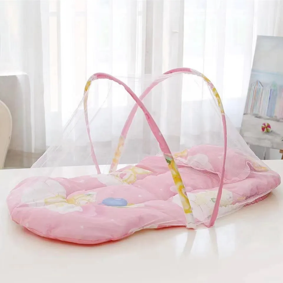 Portable baby bed crib folding mosquito clearance net