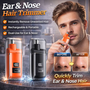 USB Rechargeable Nose & Ear Hair Trimmer Mini Portable Nose Hair Trimmer Painless Waterproof For Men Women