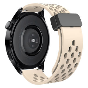 สาย xiaomi mi watch S3 สายรัดหัวเข็มขัดแม่เหล็กซิลิโคนพับได้สำหรับนาฬิกา xiaomi watch S4 Sport/2 Pro/S2 42 46mm/S1/S1 Pro/S1 Active สมาร์ทวอท์ช สายซิลิโคนเดิม