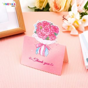FR-C1270 Greeting Card Kartu Ucapan Motif Bunga Warna Warni / Kartu Ucapan Lipat Ulang Tahun Card
