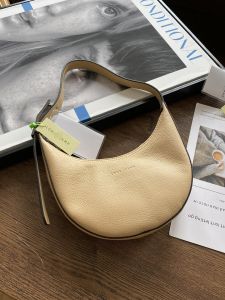 LC  Original Roseauc HOBO Bamboo Moon Womens cowhide Top-Handle Bags Underarm shoulder Bag