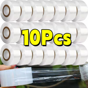 【10Pcs】3/4/5/10cm PE Grafting Tape Film Self-adhesive for Fruit Tree Nursery Degradable Plant Tie Tape