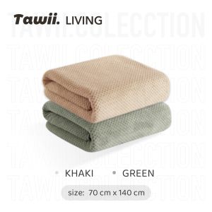 Tawii. Super-absorbent bath towel lightweight thick lint-free travel household multifunctional bath towel