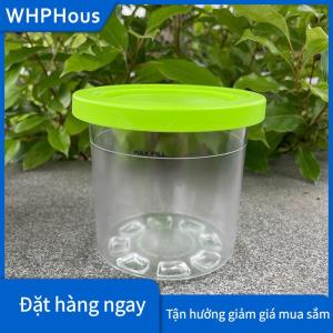 WHPHous Ice Cream pints Cup cho Ninja creamie Ice Cream Maker cup tái sử dụng có thể lưu trữ Ice Cream pints container với niêm phong
