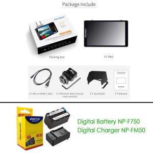 FeelWorld F7 Pro 7" 4K HDMI IPS Touchscreen Monitor (รับประกัน 1ปี)
