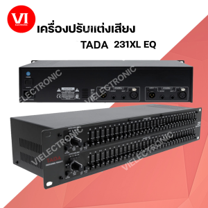 TADA 2231 Professional 2x31 Band Equalizer Compressor อีควอไลเซอร์ 2x31 แบนด์สเตอริโอ สไลด์ยาว พร้อม คอมเพรสเซอร์ในตัว