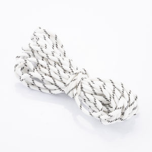 เชือกโพลีเอสเตอร์กลม5มม. สีเชือกเส้นเล็กเชือกกางเกงเชือกเส้นเล็กทนทานต่อชุดเชือกแบบ DIY