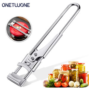 Onetwone Adjustable stainless steel Can Opener Jam Opener Bottle Opening Tool Manual Opener