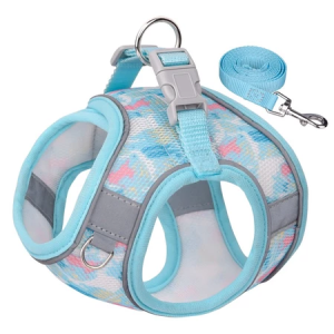 Pet Dog Vest Leash Reflective Dog Harness Adjustable&Comfortable Dog Leash for Puppy Cat Leash