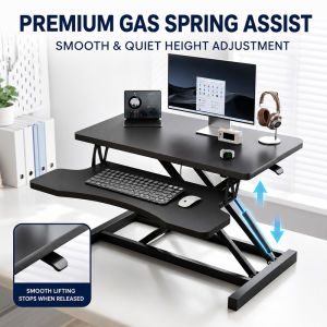 Desktop height-adjustable computer desk standing desk converter adjustable height desktop ergonomic desk