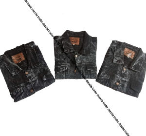 AWAS Jaket Pria Denim Jeans Sandwash Acid