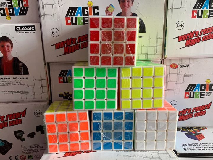 JLT 4x4 Neon Color Rubics Cube