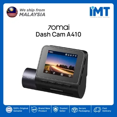 70mai Dash Cam A410 | 1440P with HDR | Built-in GPS | G-Sensor Collision Detection
