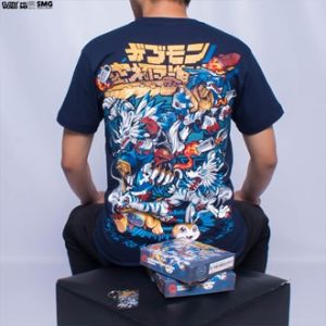 CLOWOR Gabumon Evolutions Garurumon Weregarurumon Metal Garurumon Digimon Adventure Anime Kaos T-shirt