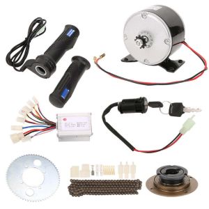 จัดส่งจากกรุงเทพ ชุดแปลงจักรยานเป็นจักรยานไฟฟ้า ชุดจักรยานไฟฟ้าแปลงจักรยาน มอเตอร์และแบตเตอรี่ติดจักรยาน ชุด เซ็ต9 ชิ้น 250W 24V การแปลงจักรยานอุปกรณ์เสริมความเร็วสูง เหมาะสำหรับจักรยานธรรมดา 20-28"