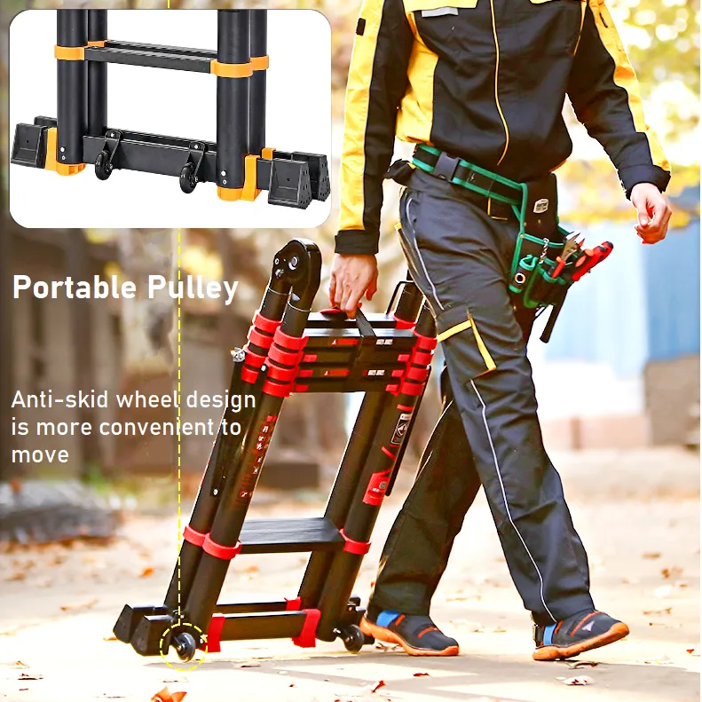 2.8 m on sale telescopic ladder