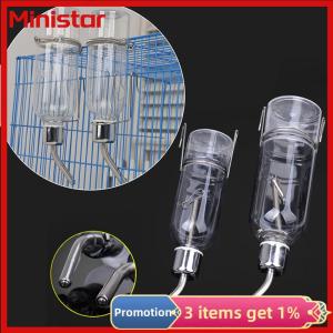 Ministar Little Pet Rat Water Drinking Bottle Hamster Rabbit Dispenser Cylindrical Feeder