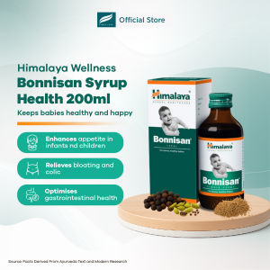 Himalaya Bonnisan Syrup 200ml | Baby Herbal Supplement | Enhances Appetite | Relieves Bloating & Colic | Healthy Growth