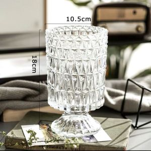 Lọ hoa thủy tinh đơn giản bình hoa thủy tinh đẹp -LUMBL