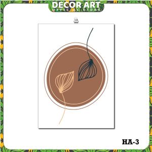 Decor Art - 15x20Cm Cm Hiasan Dinding Dekorasi Pajangan Rumah Tema Abstrak Aesthetic Minimalis Motif HB HA