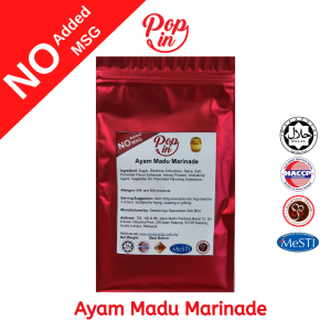 Pop-In Ayam Madu Marinade Real Premium Seasonings No MSG Halal (100g)