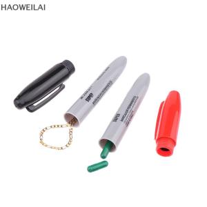 [HAOWEILAI] ปากกามาร์กเกอร์ปลอมสุดสร้างสรรค์ปากกาหลอดเปล่าปากกาซ่อนช่องภาพเพื่อความปลอดภัยสร้อยคอเงินสดเงินของมีค่าขนาดเล็ก