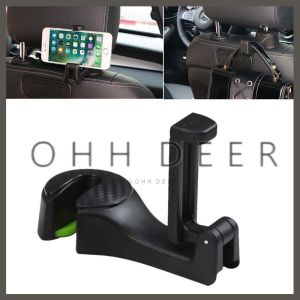 OHHDEER Multi-function Car Hook Phone Holder Car Accessories Car Holder Hook Mobile Phone Holder