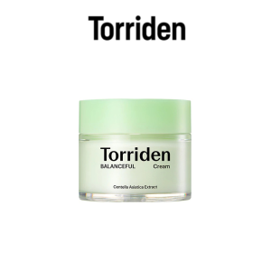 Torriden Balanceful Centella Asiatica Cream Skin Redness Soothing|Oil‑Water Balancing|Barrier Repair|Light‑Weight Texture|Sensitive Skin Care Plant‑Extract Daily Facial Moisturizer