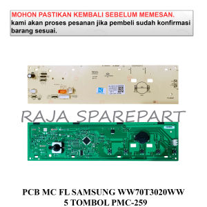 PMC259 MODUL / PCB MESIN CUCI FRONT LOADING SAMSUNG WW70T3020WW 5 TOMBOL PMC-259