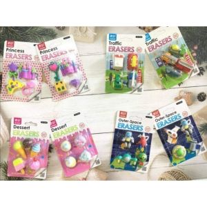 Cute Cartoon Eraser - Princess/Dessert/Space/Traffic