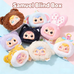 Samuel Blind Box Random 1PC Mini Plush Doll Cute Bag Pendant Keychain Desktop Ornament Gift for Kids