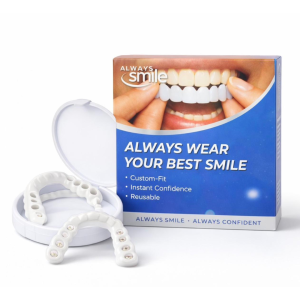Snap On Smile Gigi Palsu 1 Set Atas Bawah - Gigi Palsu Silikon - Gigi Veneer