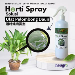 Racun Ulat Pelombong Daun Spray 500ml Sawi Cili Bunga Ros Limau Neugro Horti Spray Leaf Miner Killer Spray Organic Rose Flower Chilli 潜叶蝇 地图虫